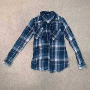 Tilly’s blue flannel